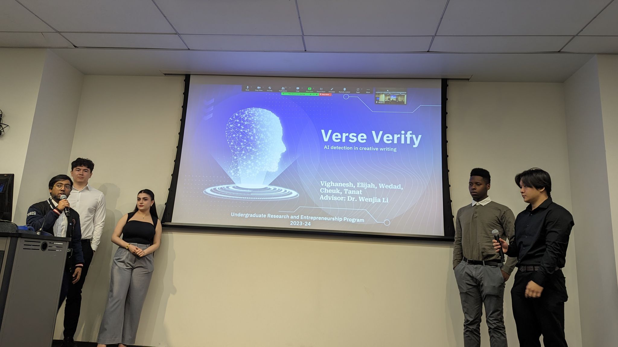 AI Detection in Creative Writing UREP presentation