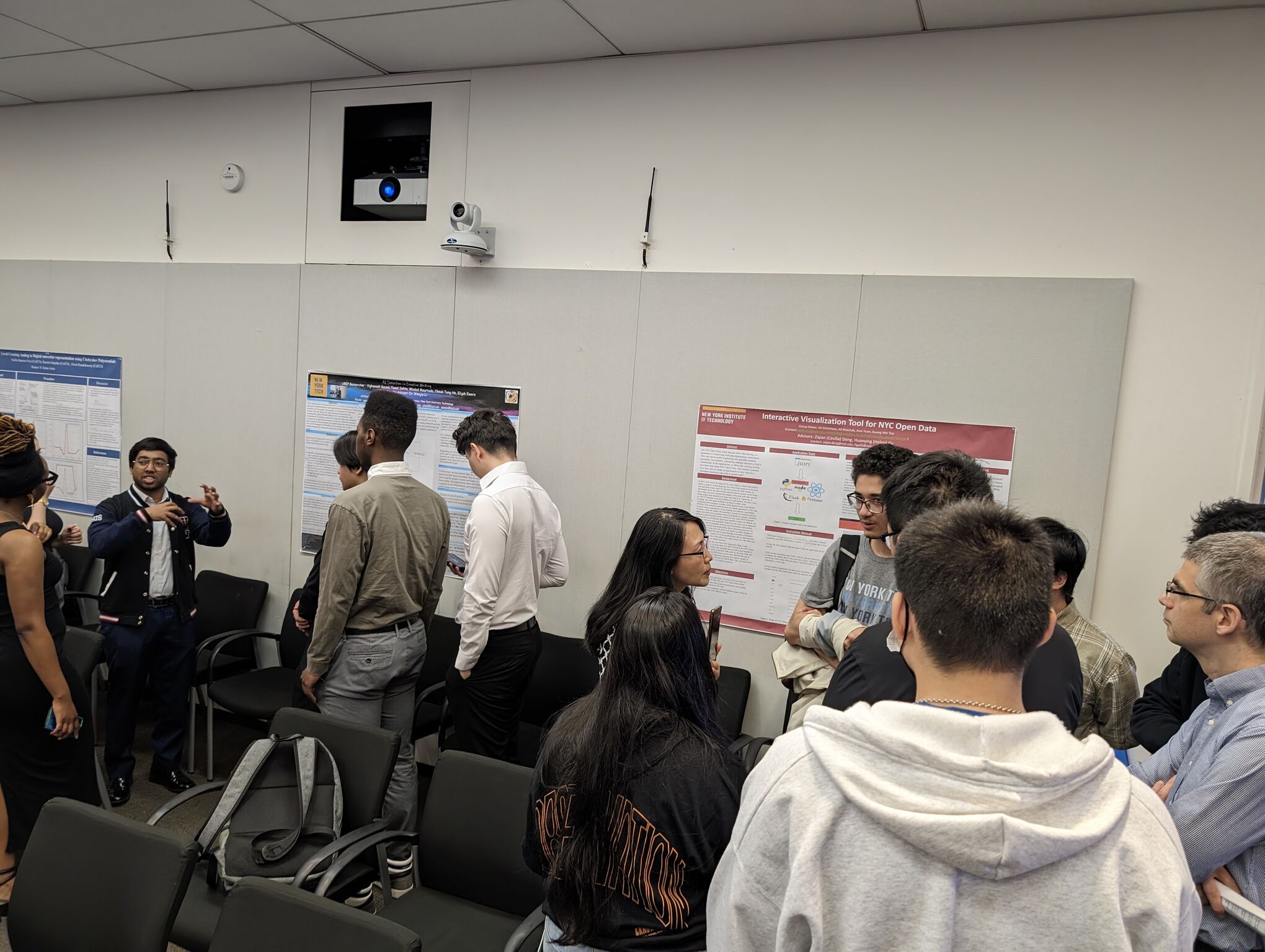 AI Detection in Creative Writing poster session at UREP